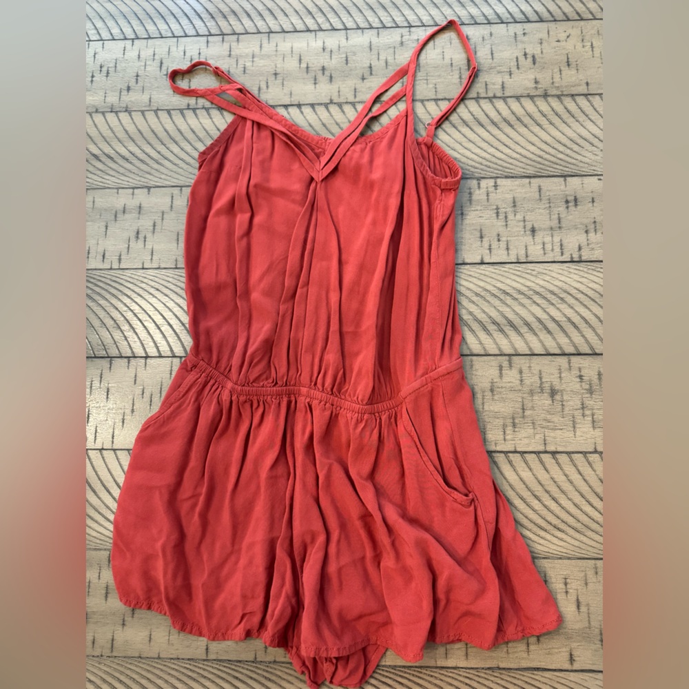 Maroon Romper